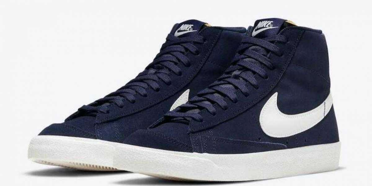 2020 Latest Nike Blazer Mid Navy Suede Coming Soon